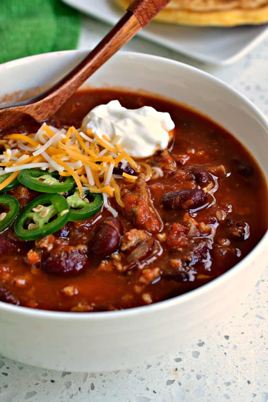 The Best Ground Turkey Chili (Thick Robust and Hearty)