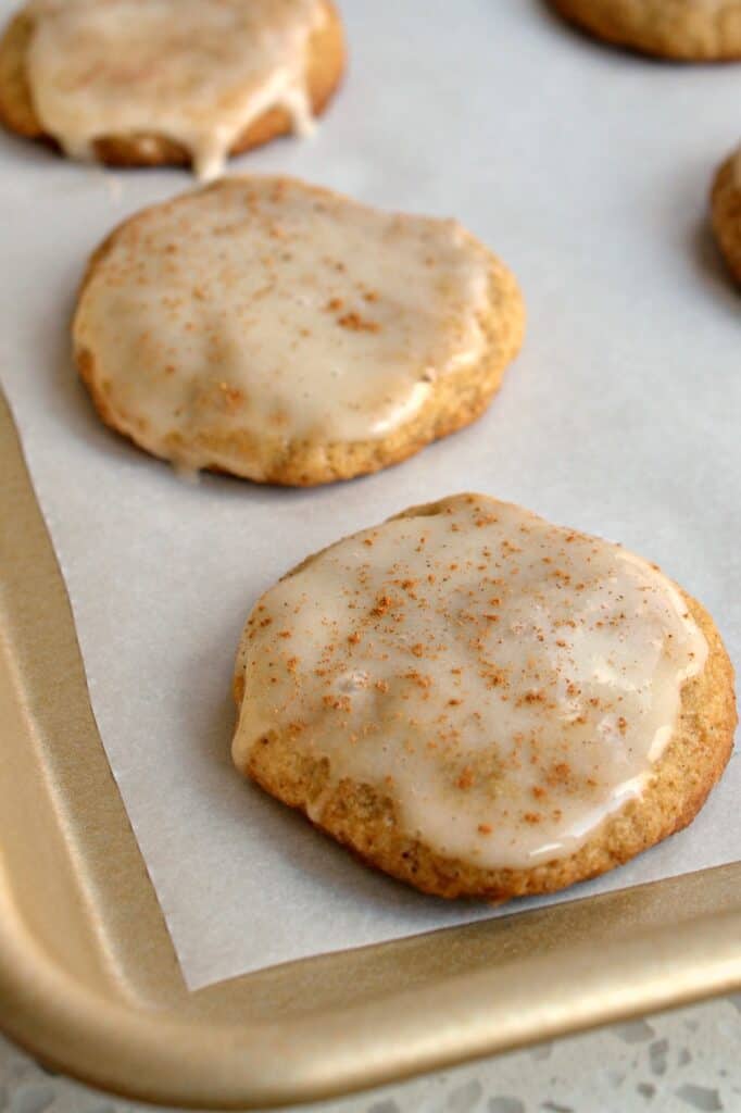 Glazed Eggnog Cookies | Small Town Woman