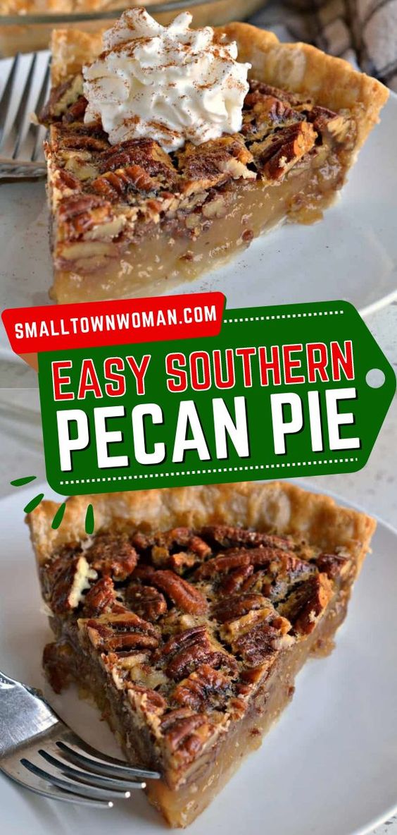 Easy Southern Pecan Pie | Small Town Woman