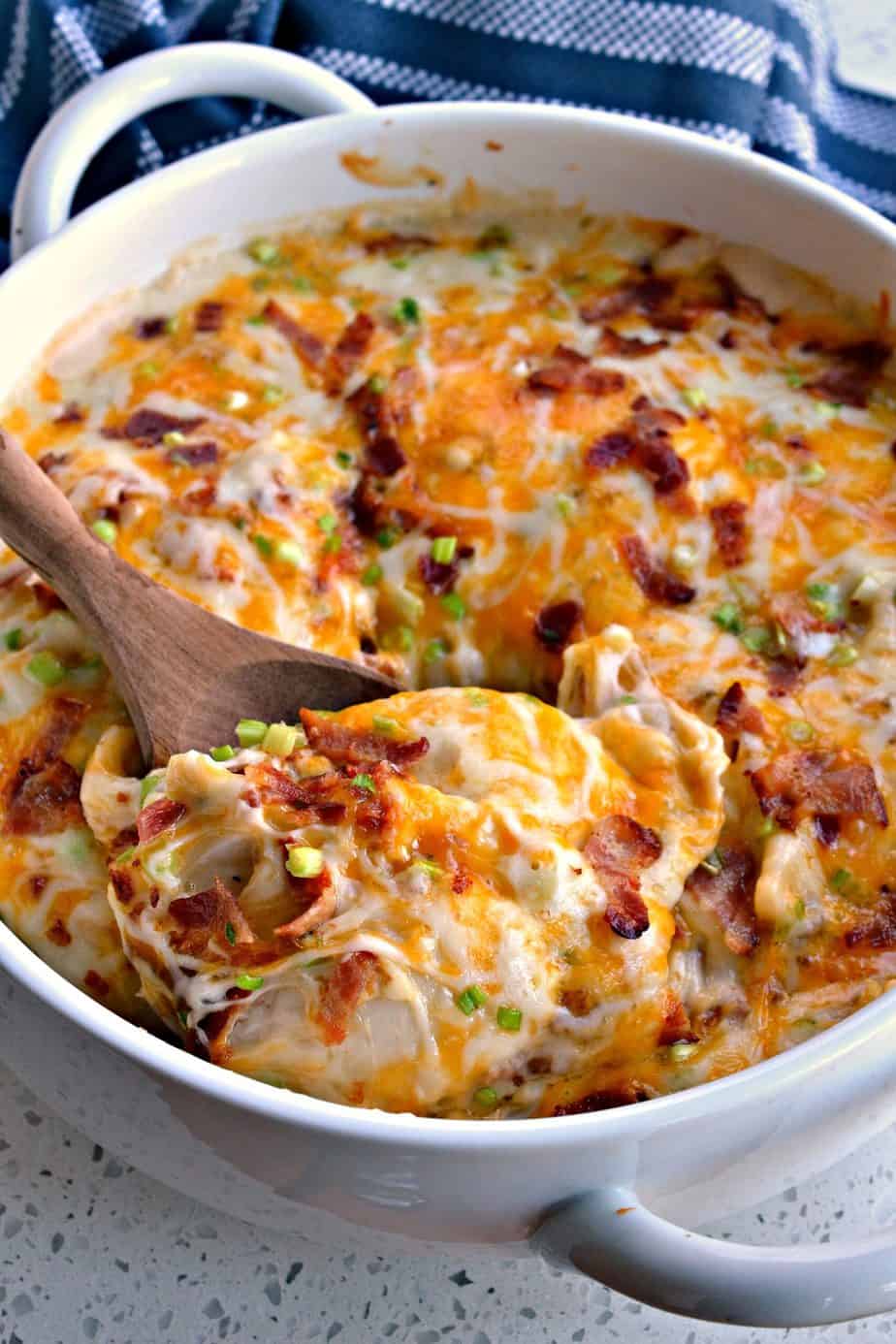 Cheesy Pierogi Casserole | Small Town Woman