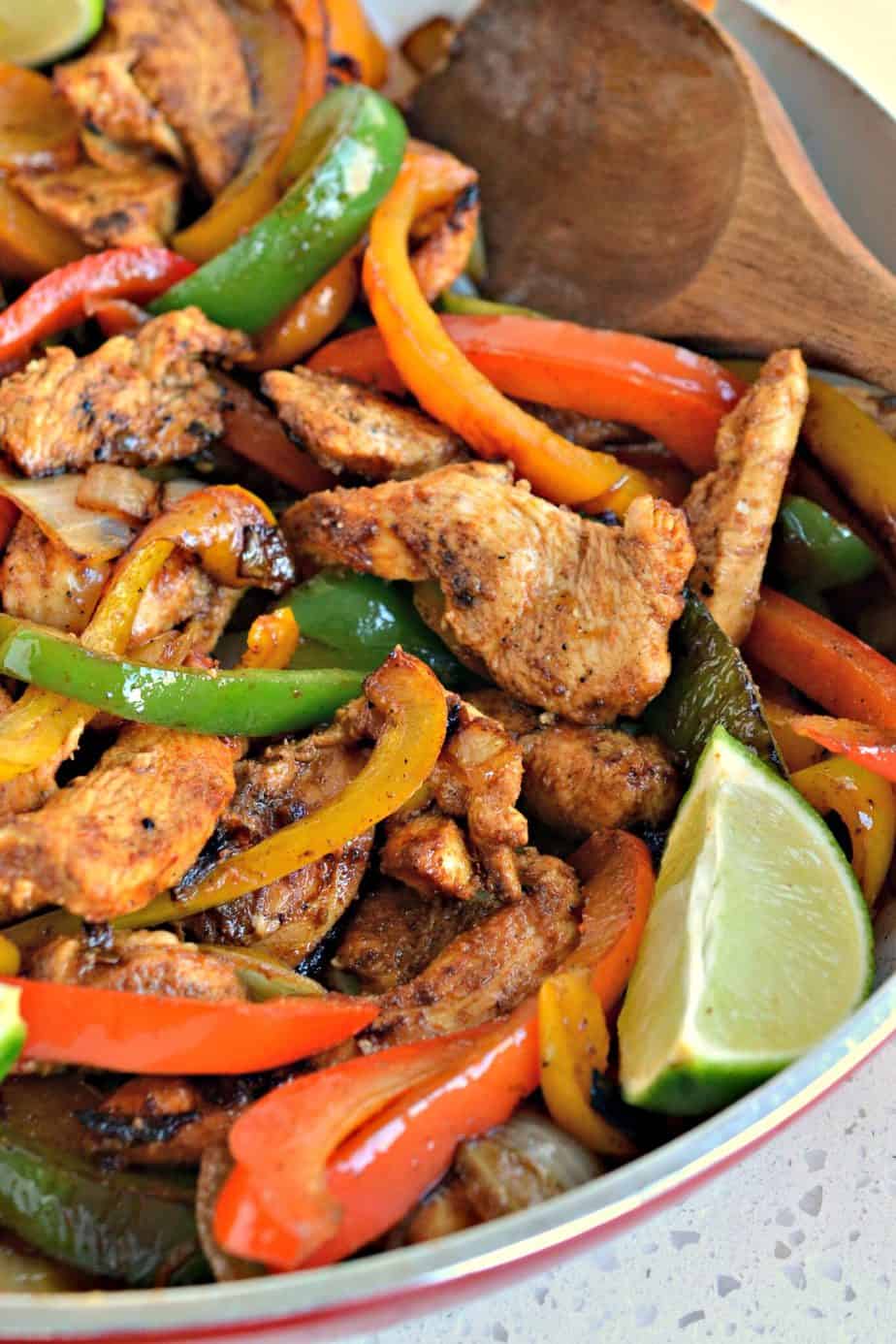 Chicken Fajitas Recipe | Small Town Woman