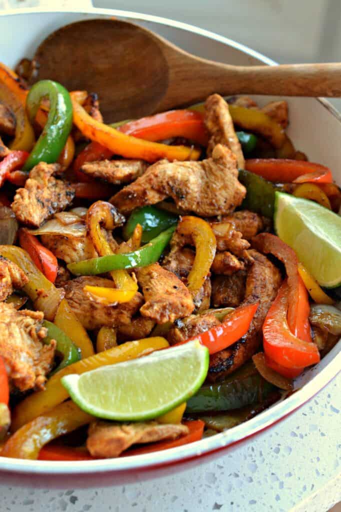 Chicken Fajitas Recipe | Small Town Woman