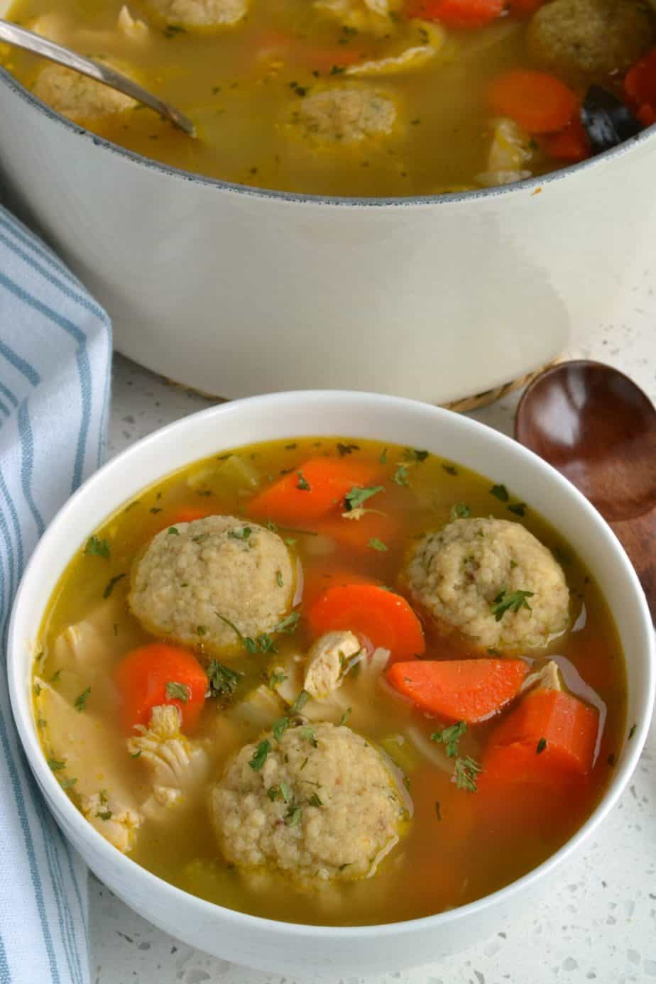 Easy Matzo Ball Soup Small Town Woman