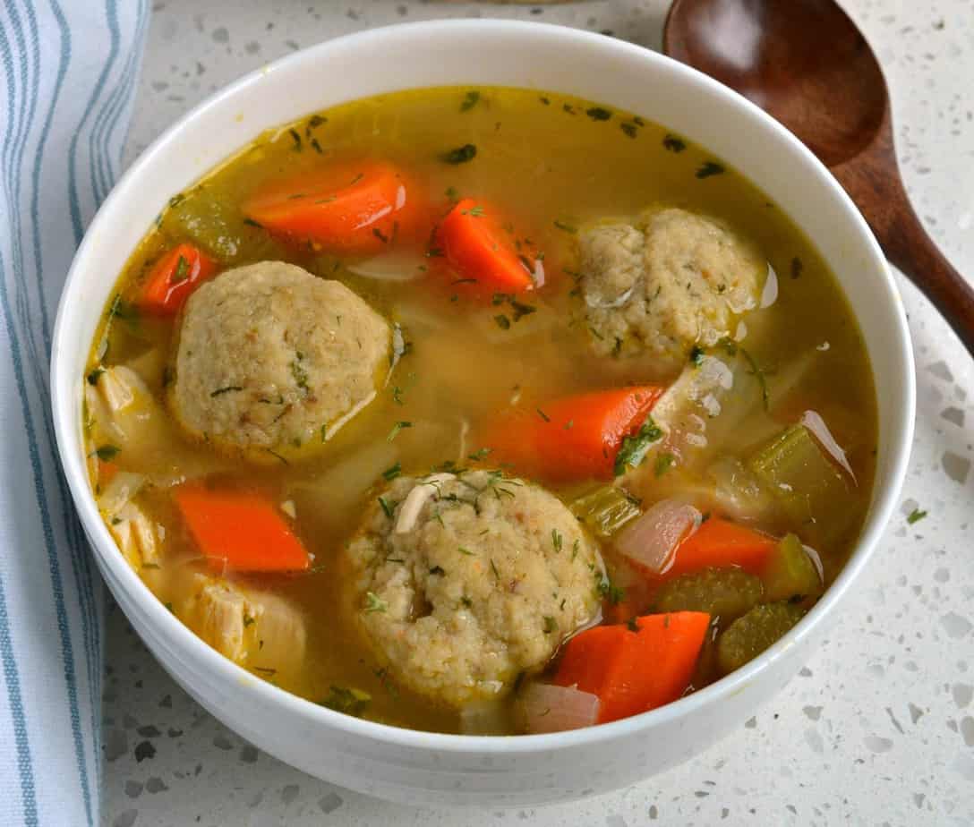 Carnegie Deli Matzo Ball Soup (and chicken stock!) Recipe