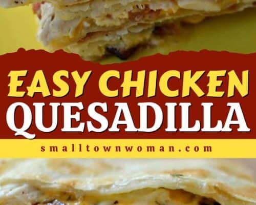 Chicken Bacon Ranch Quesadilla