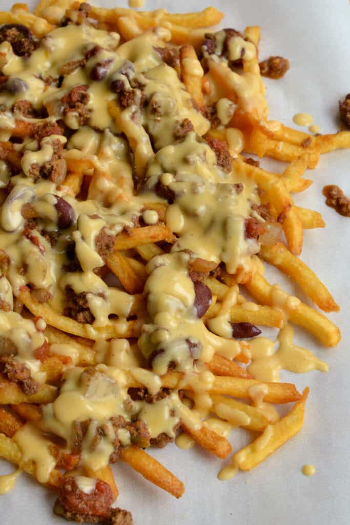 Easy Chili Cheese Fries | Small Town Woman