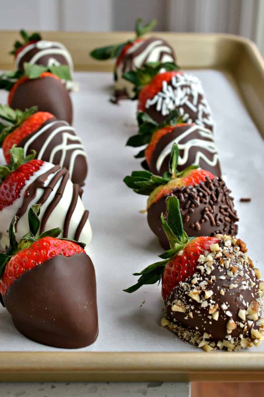 Gourmet Chocolate-Covered Strawberries Recipe 
