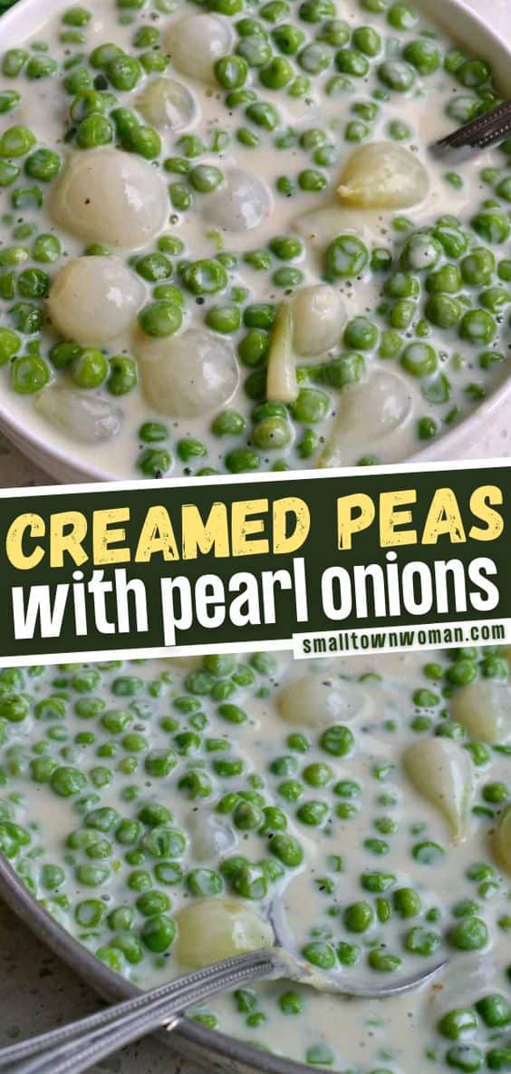 Creamed Peas and Pearl Onions like Grandma Used to Make