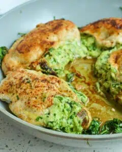 Spinach Stuffed Chicken Breasts