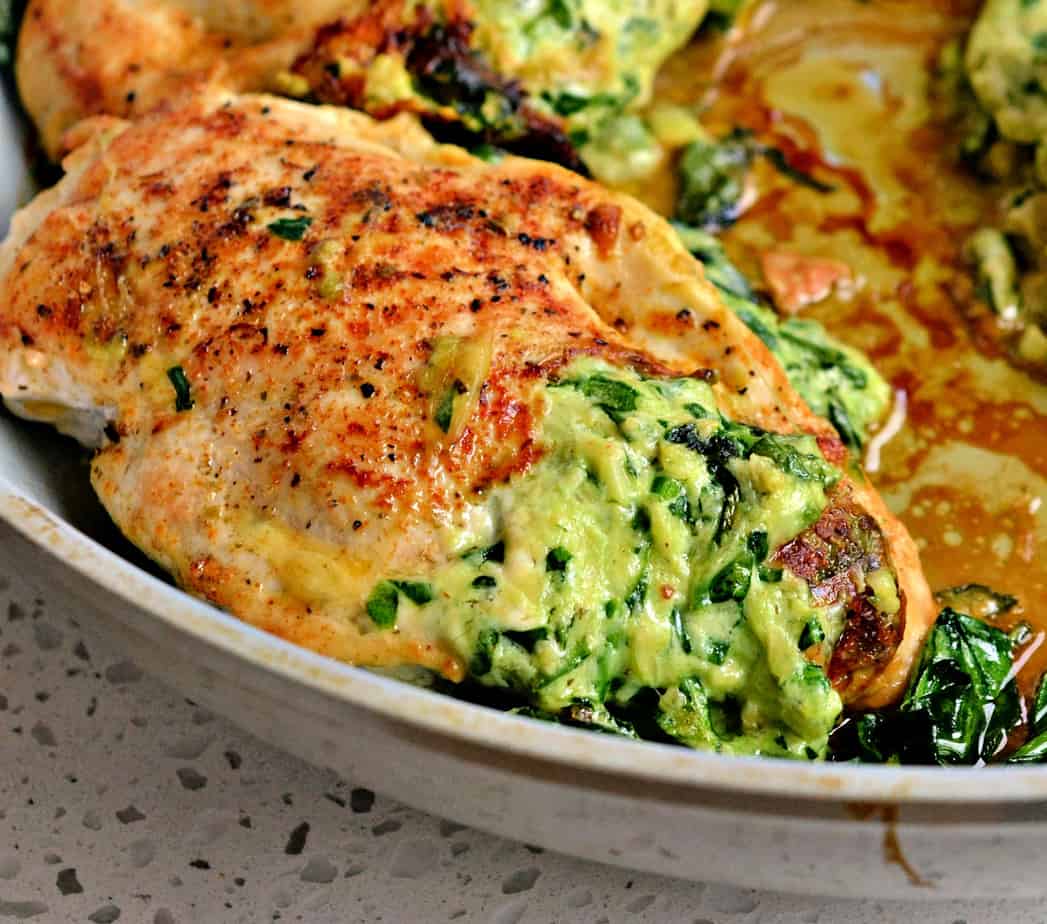 Spinach Stuffed Chicken Breast