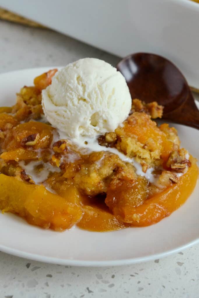 Peach Dump Cake - Small Town Woman