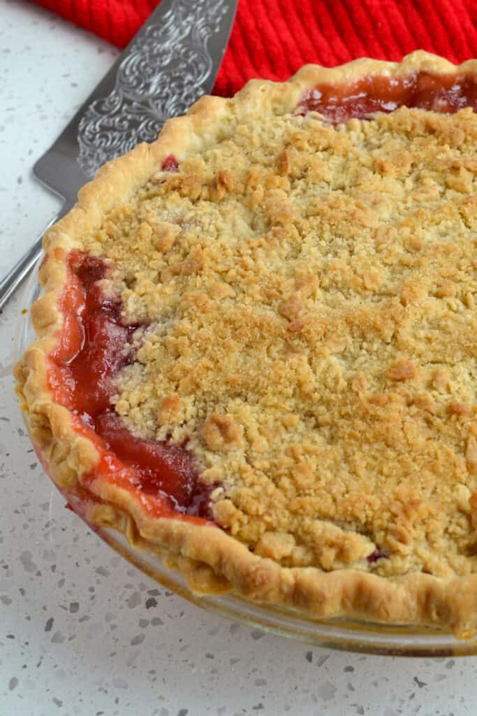 Strawberry Rhubarb Pie Recipe | Small Town Woman