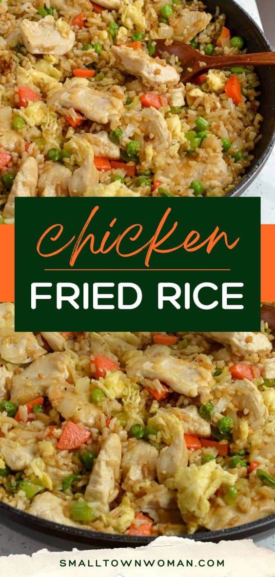 Chicken Fried Rice Recipe | Small Town Woman