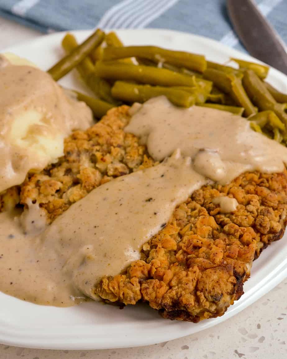 Chicken-Fried Steak with Creamy Gravy - The Local Palate
