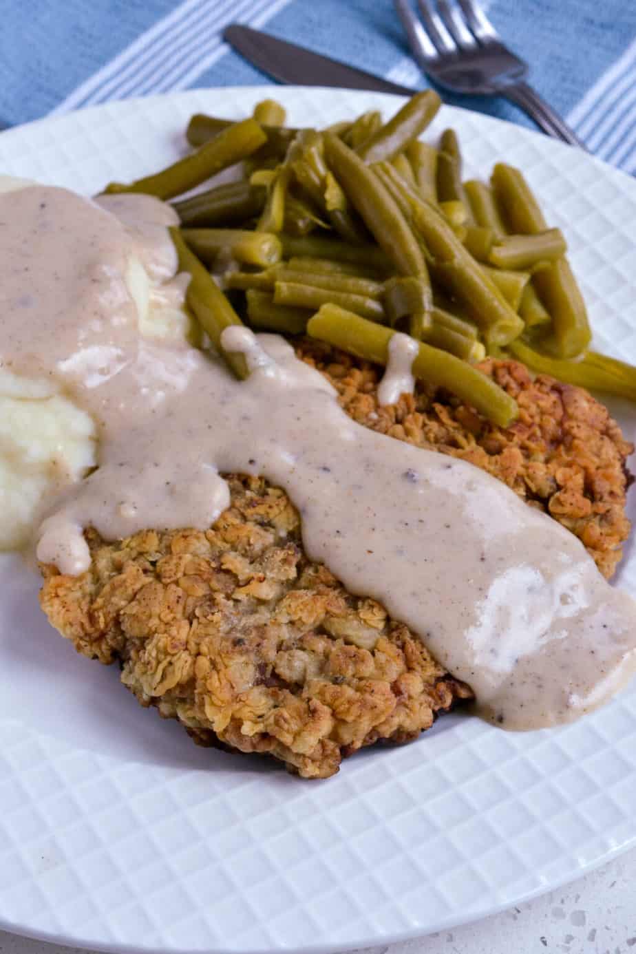 Chicken Fried Steak with Country Gravy | Small Town Woman