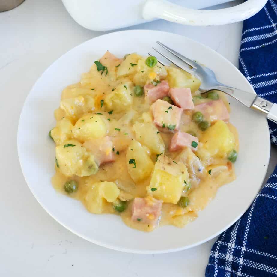 Ham and potato casserole