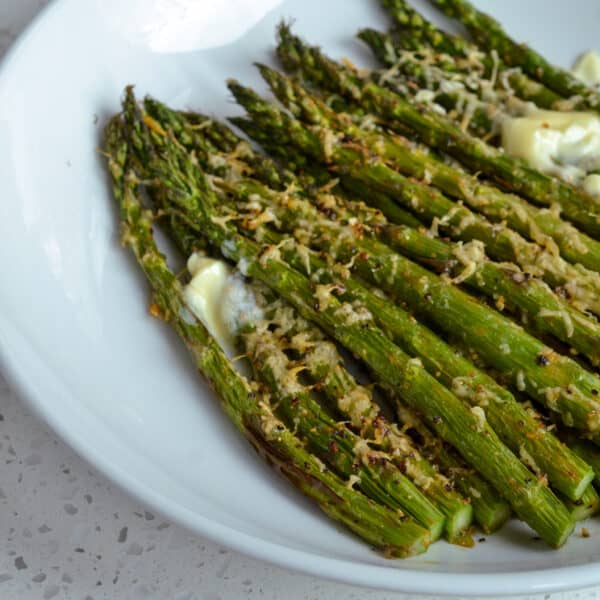 Oven Roasted Parmesan Asparagus - Small Town Woman