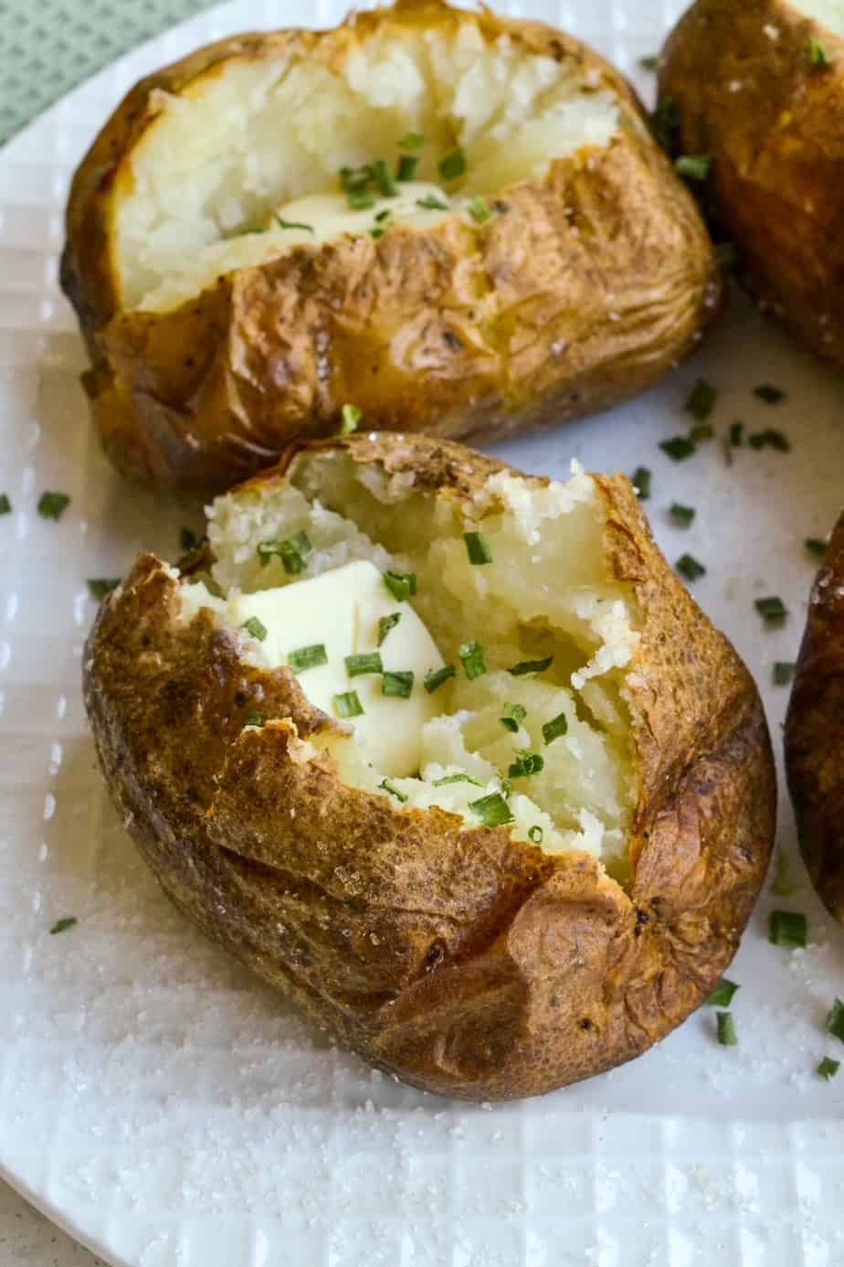 Air Fryer Baked Potatoes - Small Town Woman