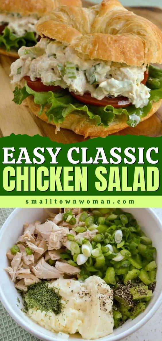 Easy Classic Chicken Salad | Small Town Woman