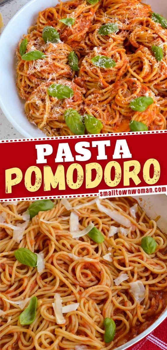 Pasta Pomodoro Recipe | Small Town Woman