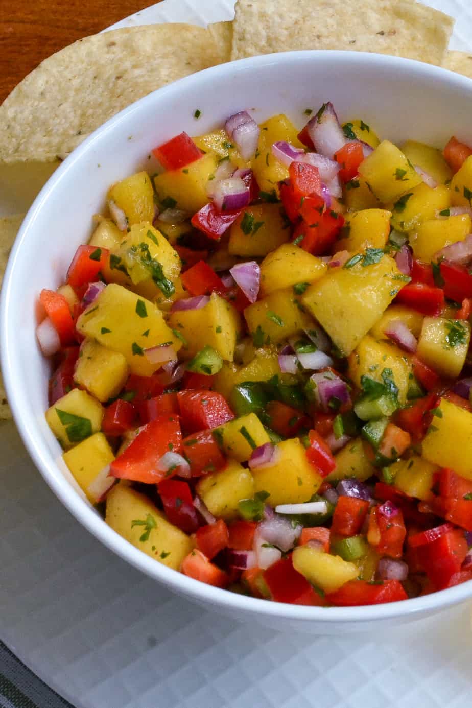 Mango Salsa (So Fresh and Colorful) | Small Town Woman