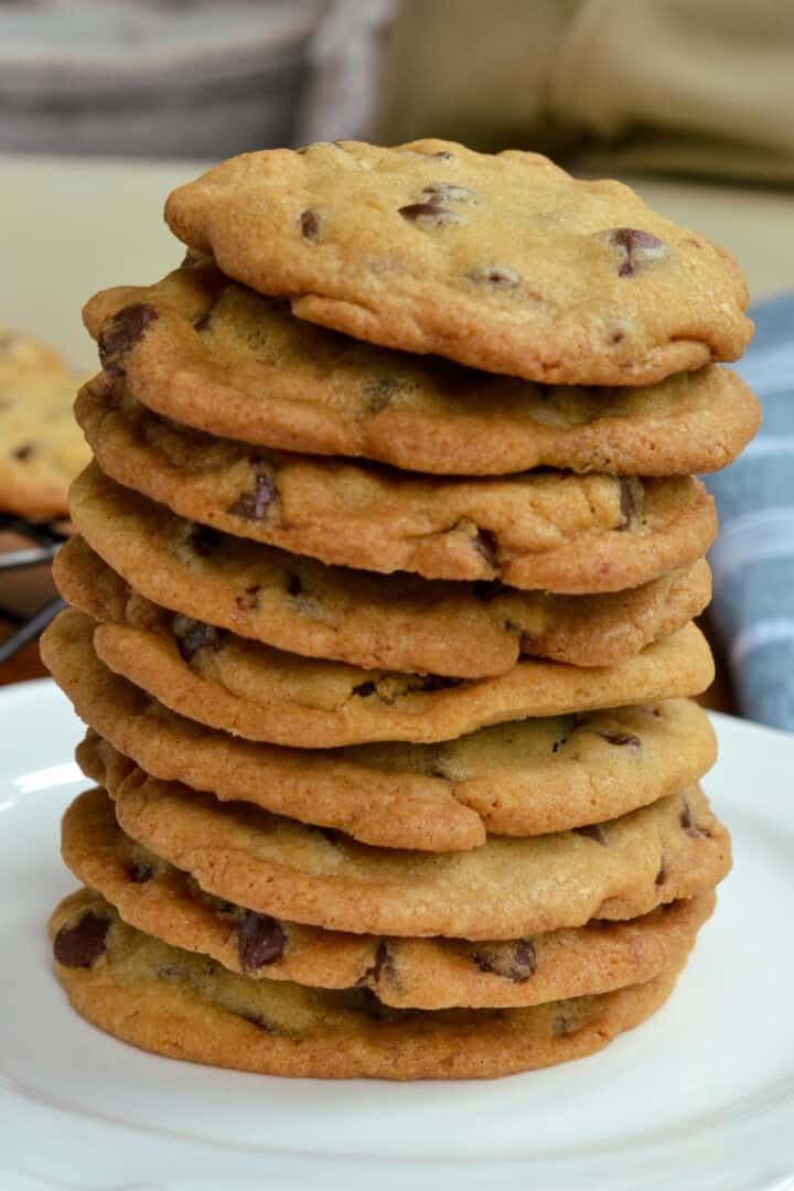 Thin Crispy Chocolate Chip Cookies Small Town Woman