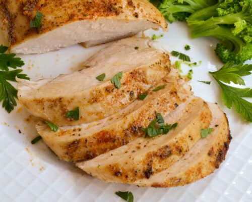 Air Fryer Chicken Breasts (Tender and Juicy) | Small Town Woman