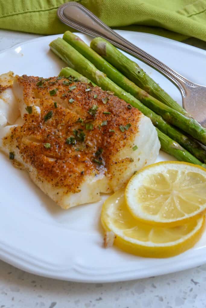 Lemon Pepper Baked Cod - Small Town Woman