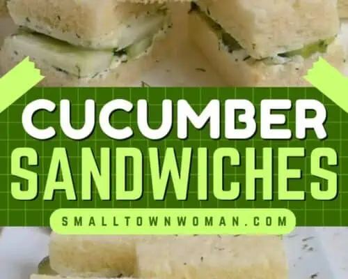 Cucumber Sandwiches Recipe | Small Town Woman