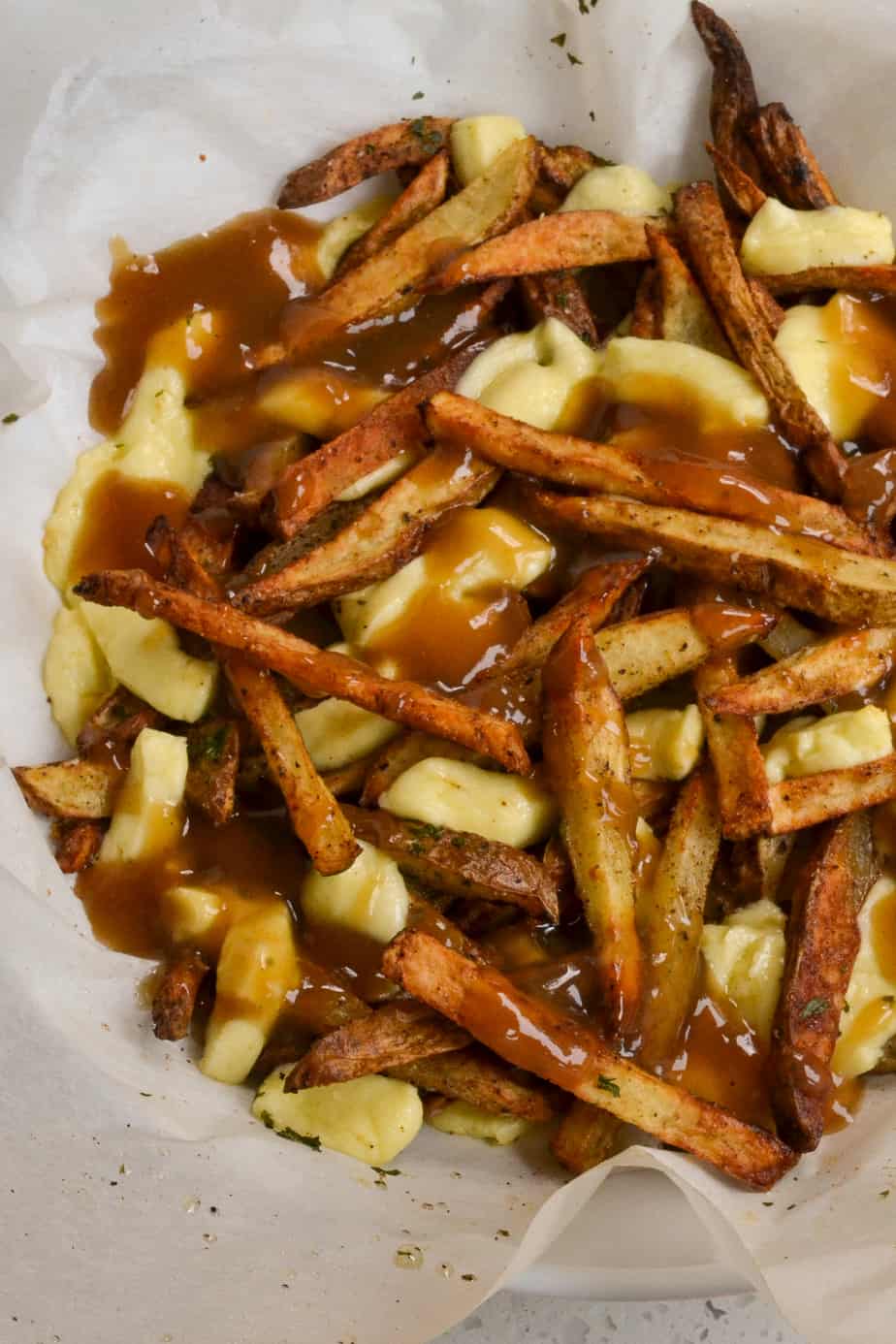 Canadian Poutine with Crispy Homemade Fries | Small Town Woman
