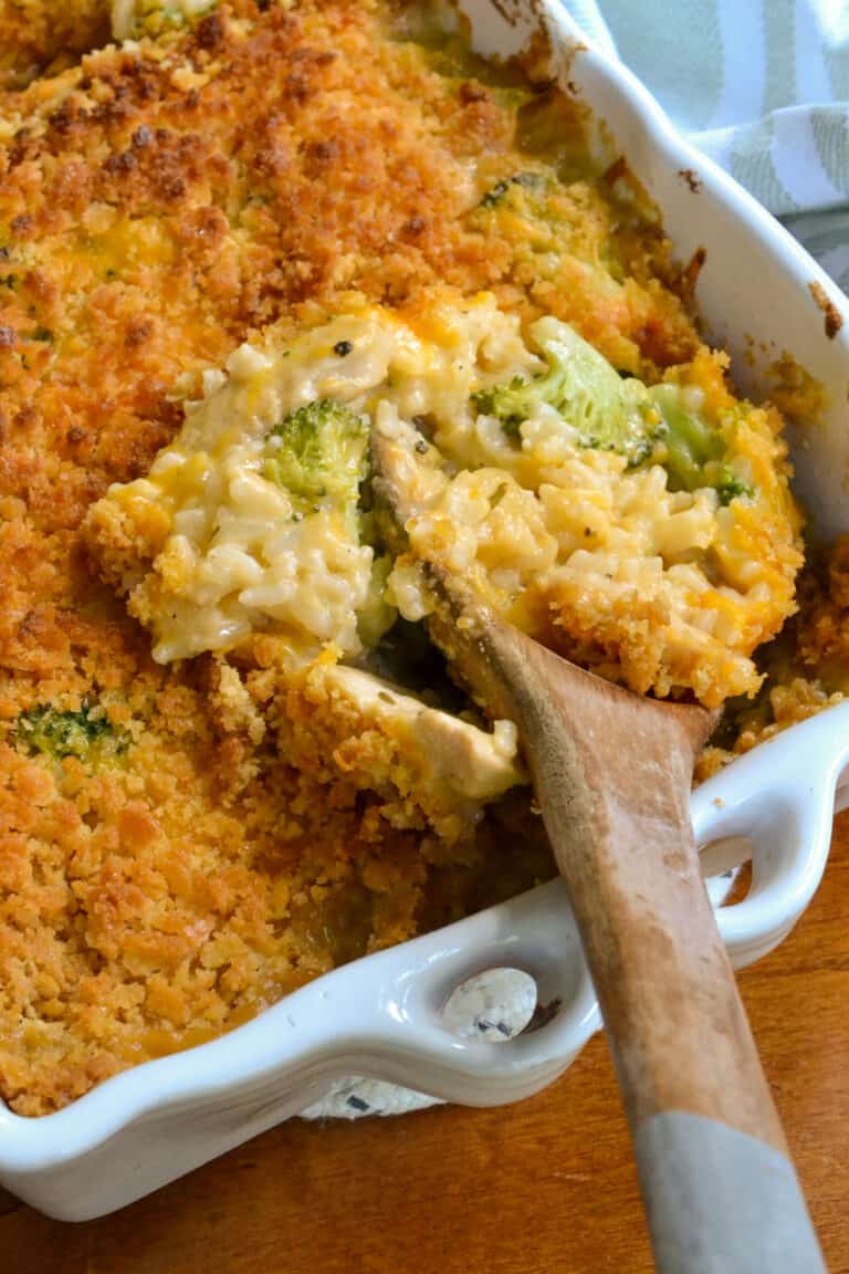 Chicken Broccoli Rice Casserole - Small Town Woman