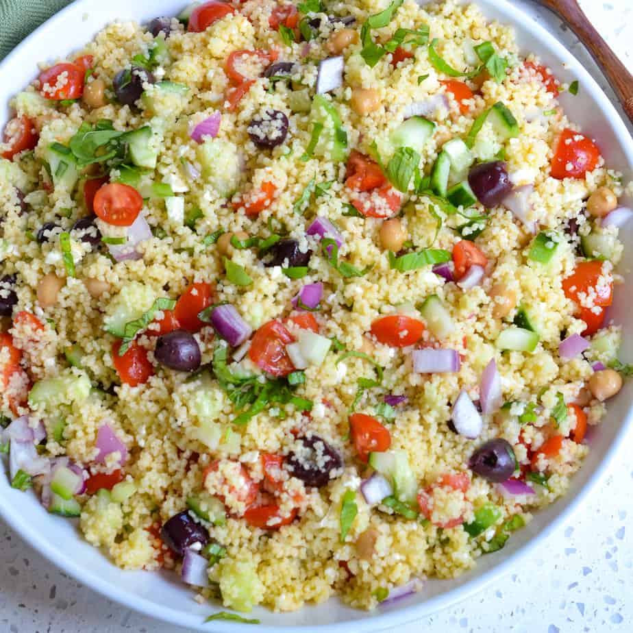 Couscous Salad with Lemon Vinaigrette