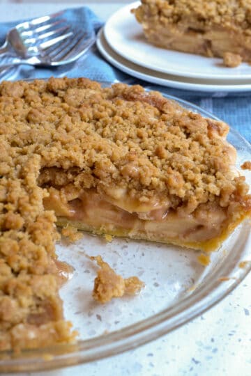 Dutch Apple Pie with Butter Crumb Topping | Small Town Woman