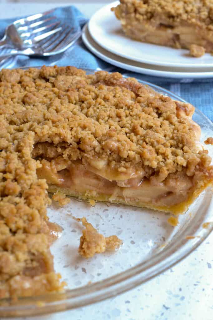 Dutch Apple Pie with Butter Crumb Topping | Small Town Woman