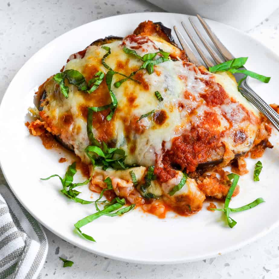 Eggplant Parmesan (Pan Fried or Baked)