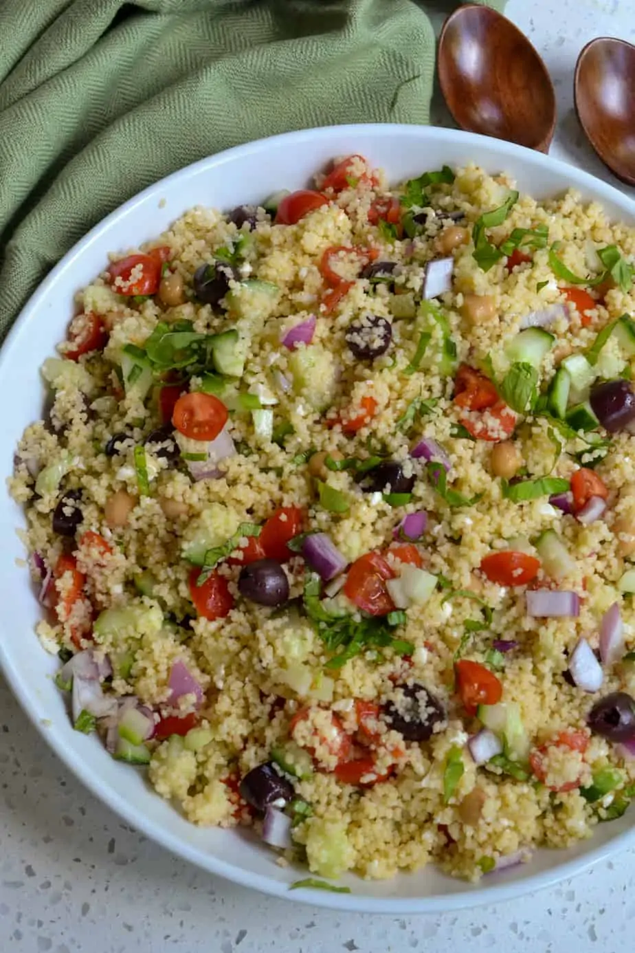 Mediterranean Couscous Salad - Small Town Woman