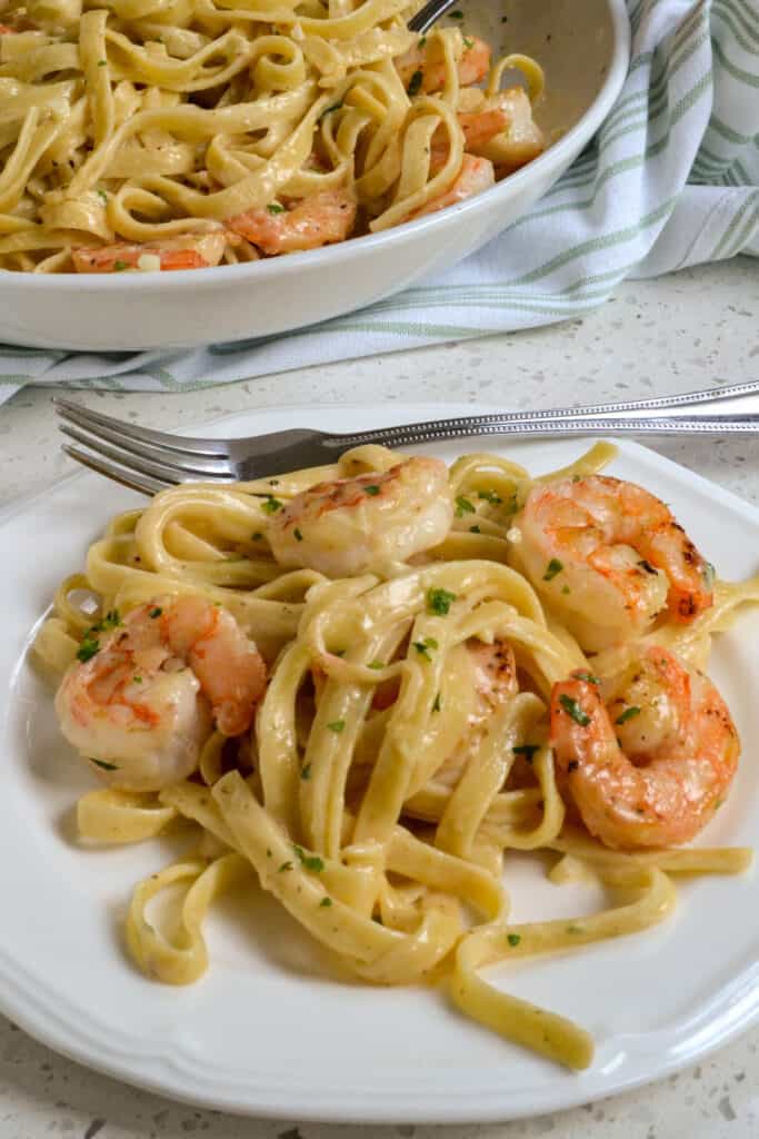 Shrimp Alfredo Recipe (Easy and Elegant) | Small Town Woman