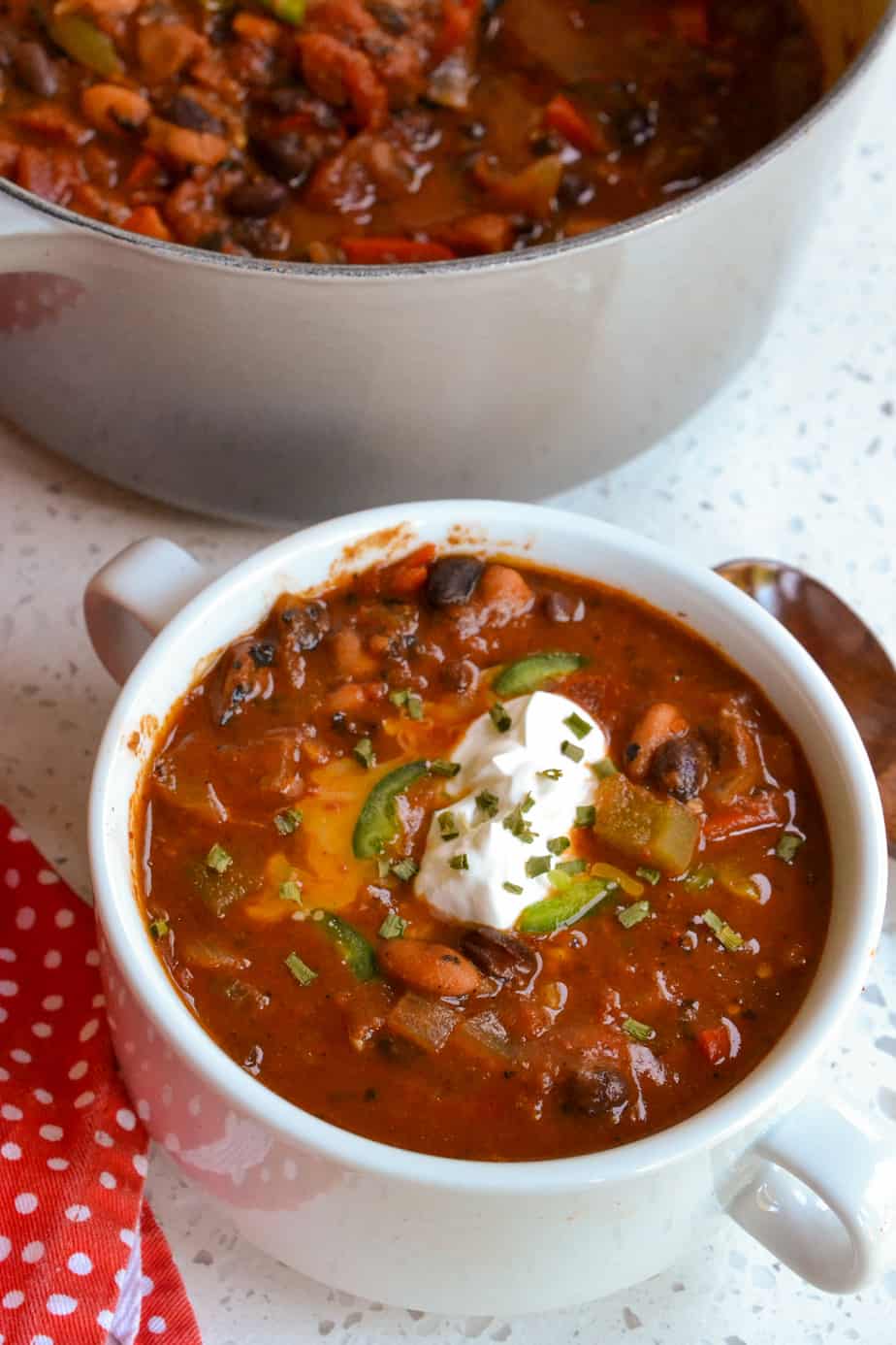 Vegetarian Chili - Small Town Woman