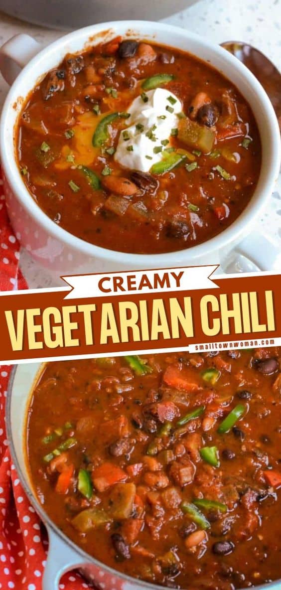 Vegetarian Chili - Small Town Woman