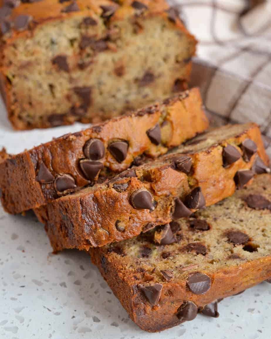 Crockpot Chocolate Chip Banana Bread 