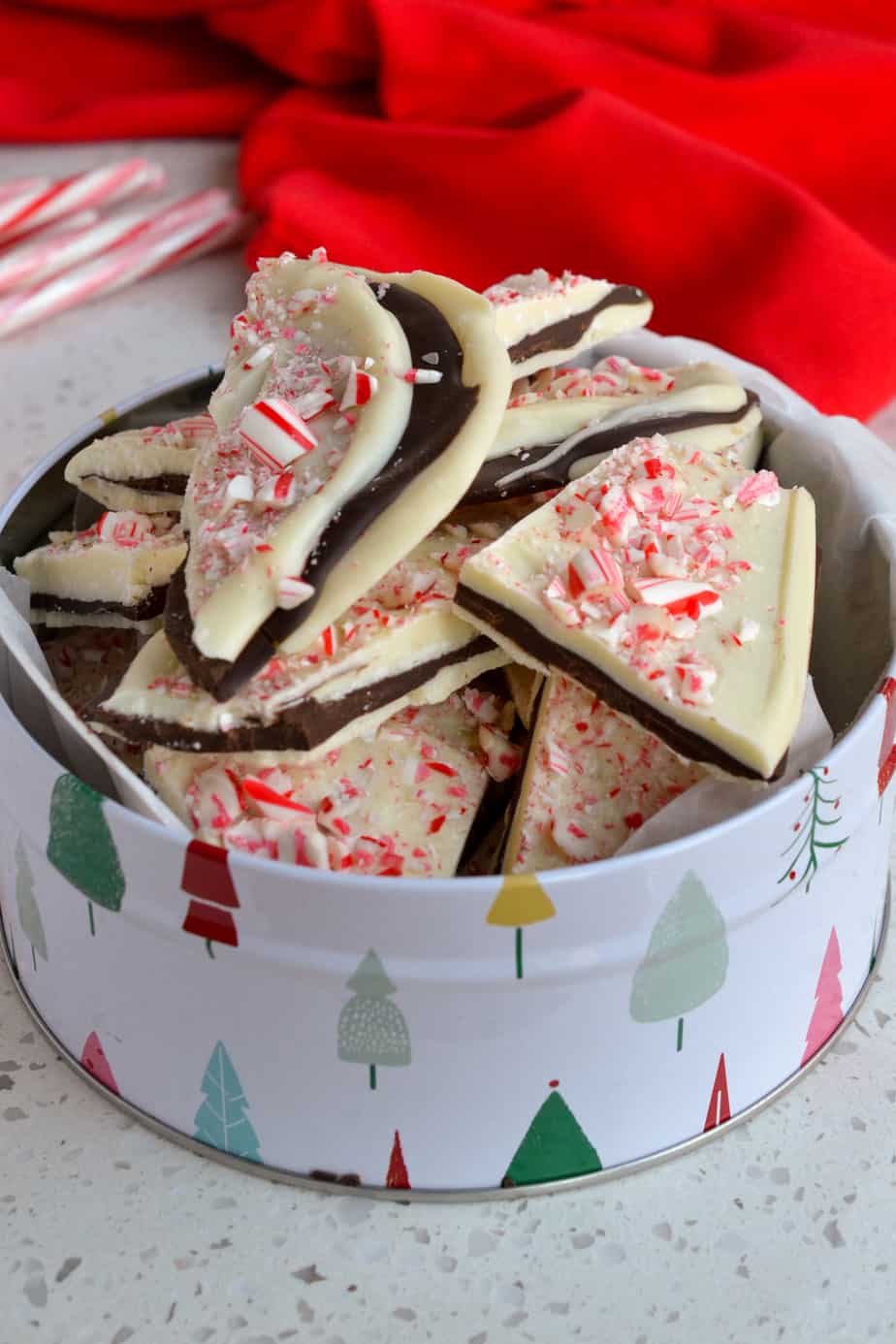 New The Pioneer Woman recipe Peppermint Bark Kitchen Towels