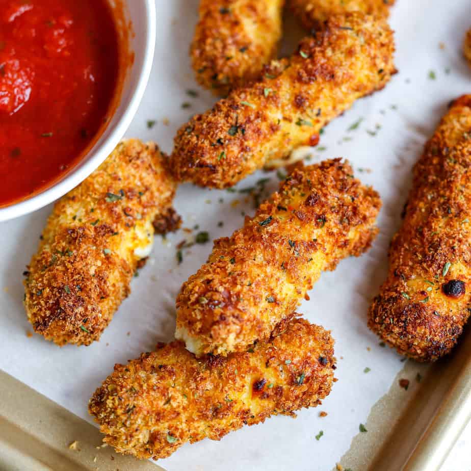 Air Fryer Mozarella Sticks