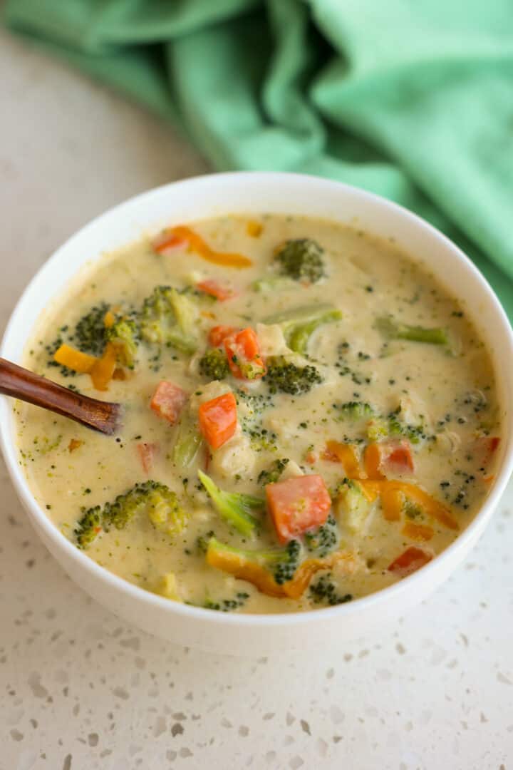 Broccoli Cheddar Soup (creamy Quick And Easy) 