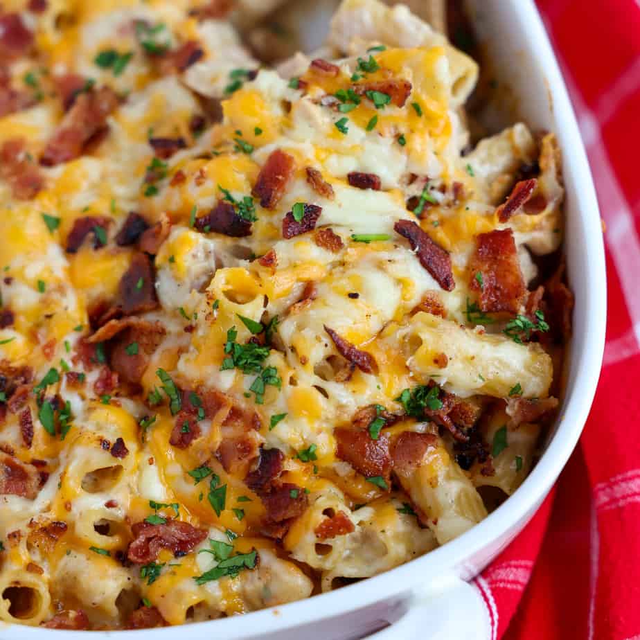 Chicken Bacon Ranch Casserole - Small Town Woman