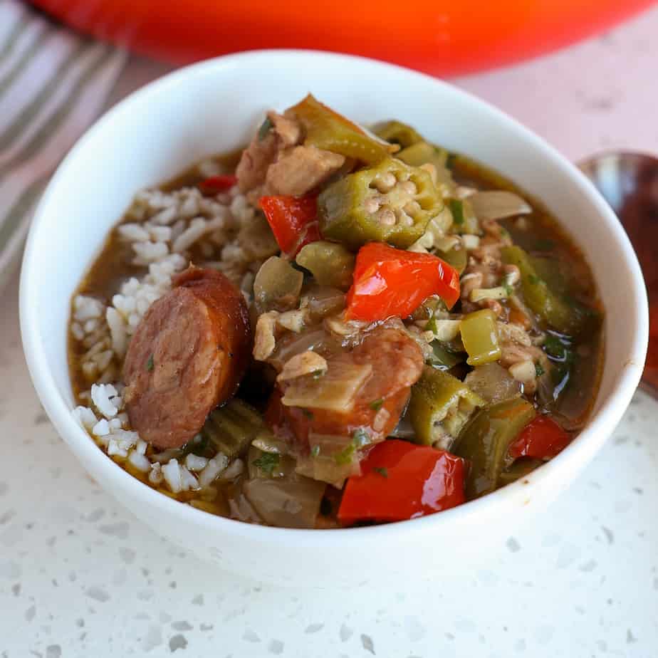 Chicken and Sausage Gumbo - Small Town Woman