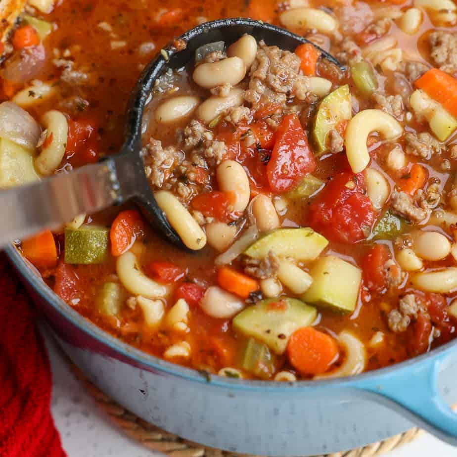 Italian Style Soup with Turkey Sausage