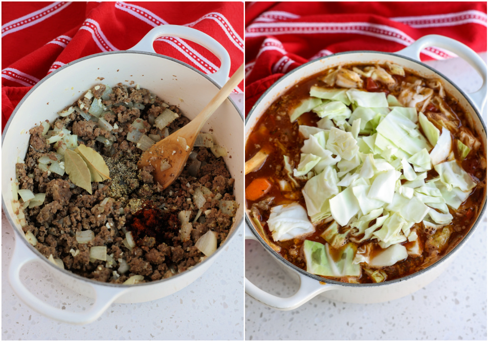 How to make cabbage soup. 