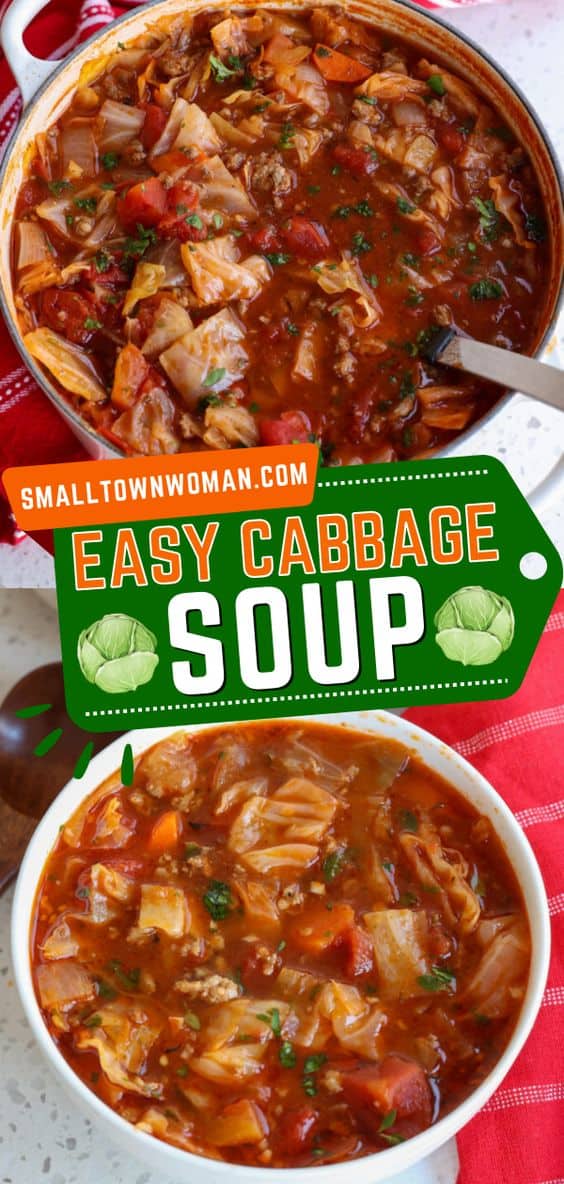 Cabbage Soup Recipe - Healthy and Easy