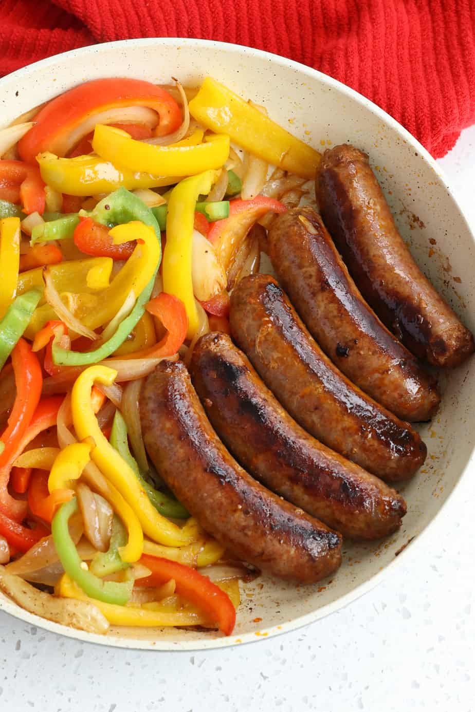 Italian Sausage and Peppers - Small Town Woman