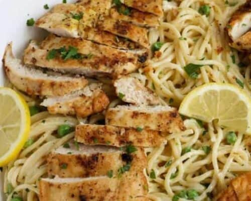 Lemon Chicken Pasta - Small Town Woman